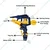 1/2 Inch Plastic Sprinkler for Irrigation Use (Pack Of 2)