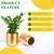 Ecofynd Gold Finish Elegant Metal Planter for Table Indoor Plants - Ideal for Gifting and Home Decor