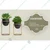 Ecofynd 6 inch Decorative Metal Plant Pot with Stand for Indoor Outdoor Home Decor (Pack of 2)