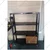 Menage 40 x 23 x 15 Inch 4 Shelves Slotted Angle Metal Rack 