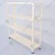 Alija 48x47x12 Inch 4 Shelves Slotted Angle Metal Rack For Multipurpose uses (Colour-Ivory)(Gauge-22 gauge shelves, 16 gauge angle)