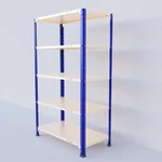 ALIJA 22 Gauge 72x29x18 Inch 5 Shelves Multipurpose Storage Rack With Accessories