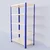 ALIJA 22 Gauge 72x29x18 Inch 5 Shelves Multipurpose Storage Rack With Accessories(Color-Blue And Ivory )
