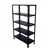 ALIJA 48 x 29 x 12 Inch 5 Shelves Multipurpose Storage Rack With Accessories(Gauge-24 Gauge Shelves & 18 Gauge Angle,Color-Black)