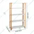 Premium Quality 84 x 36 x 15 Inch 5 Shelves Powder Coated Metal Rack For Multipurpose Use(Color-Blue Shelves & Ivory Angle )