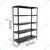 Fidvi 60 x 35 x 12 Inch 5 Shelves Powder Coated Slotted Angle Metal Rack With Accessories (SR-526)