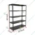Fidvi 60 x 35 x 9 Inch 5 Shelves Powder Coated Slotted Angle Metal Rack With Accessories (SR-524)