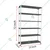 Premium Quality 72 x 23 x 12 Inch 6 Shelves Powder Coated Metal Rack For Multipurpose Use (24 Gauge Shelf & 18 Gauge Angle)