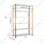 Premium Quality 72 x 35 x 12 Inch 6 Shelves Powder Coated Metal Rack For Multipurpose Use (24 Gauge Shelf & 18 Gauge Angle)(Color-Blue Shelf & Ivory Angle )
