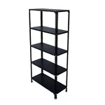 Blueboy 72 x 36 x 18 Inch 5 Shelves Slotted Angle Metal Rack For Multipurpose Use