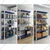 Premium Quality 72 x 36 x 18 Inch 5 Shelves Slotted Angle Metal Rack For Multipurpose Use (Color-Blue Shelves & Ivory Angle )