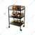 Vinayak Machines 31X14X19 Cm 3 Tier Premium Metal Rolling Trolley Cart Stand with Wheels