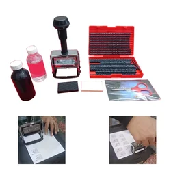 Boss Pack Manually 6 line 3mm Label Stamping Machine