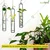 Ecofynd TTP011 Stylish Metal Wall Hanging Test Tube Planter for Elegant Indoor Decor(Pack of 3)