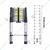 Heavy Duty 13 Steps (3.96 Meter/13 Feet) Compact & Foldable Single Side Telescopic Ladder