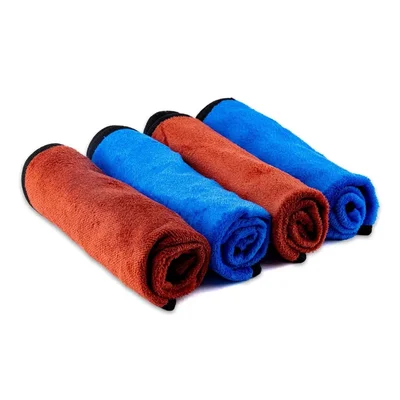 Micro Fibre Cloth 250 GSM With Super Absorbent For Car, Household Towels(Pack-4 Pcs)