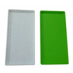 Premium Quality (White with Green) Microgreen Smart Dual Tray With & Without Hole