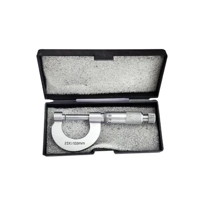 COMETEK IME 25mm Manual Outside Micrometer Screw Gauge, 0-25mm Range with 0.01mm High Precision Least Count