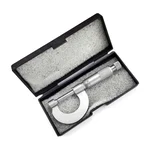 Cometek 0-25x0.01mm Micrometer Screw Gauge for Engineering Measurement Nickel Plated Brass