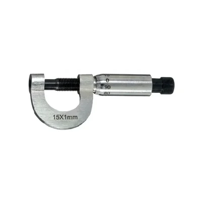 Akivin Micrometer Screw Gauge 15mm Measurement Range Vernier Scale High Resolution