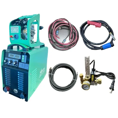 ALL Star MIG 400F Green Color GMAW Welding Machine With IGBT Inverter Technology