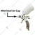 Somani 1/4 Pint Spray gun with 100 ml Cup Capacity and Aircup of Mild Steel Material