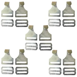 Heavy Duty 1.5 inch Mild Steel Buckle Set (Both Side Belt) for Battery Spayer(Pack-5 pieces)