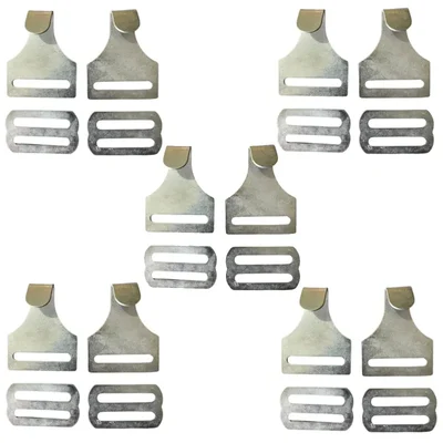 Heavy Duty 1.5 inch Mild Steel Buckle Set (Both Side Belt) for Battery Spayer(Pack-5 pieces)