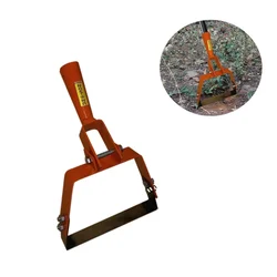 Mild Steel 13 X 17 cm Manual Dutch Hoe | Stirrup Hoe (Head Only) for Removing Weeds(Pack-1 Pc)