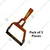 Mild Steel 13 X 17 cm Manual Dutch Hoe | Stirrup Hoe (Head Only) for Removing Weeds(Pack-1 Pc)