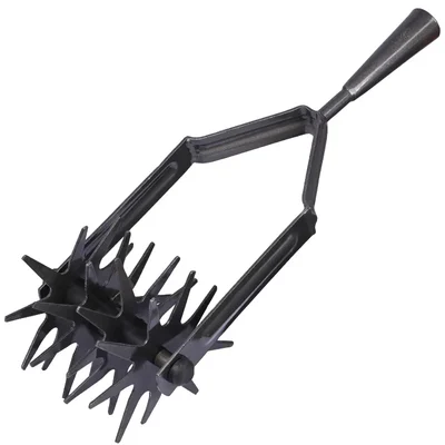 FALCON FGHT-308 Hand Soil Tiller |Heavy Duty Mild Steel Weeding,Loosening & Seed-Bed Preparation Tool for Garden & Farm