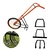 Powder Coating Mild Steel Manual Wheel Hoe with Attachments