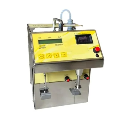 Premium quality 4 Hour Backup Milk Analyzer Stainless Steel Body Inbuilt Battery Stirrer System