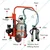 COWTOOLS Trolley Type Single Bucket (25 L) Milking Machine With 150 LPM Pump, 0.5 HP Motor & 1 Year Warranty