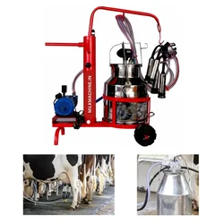 Open Door Single Bucket (25L) Milking Machine with 0.75 HP Motor