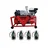 3HP 1000LPM Titan Model Milking Machine with 4 x 25 Liter Stainless Steel Buckets and Engine, Suitable for 80-100 Cows and Buffaloes