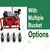 3HP 1000LPM Titan Model Milking Machine with 4 x 25 Liter Stainless Steel Buckets and Engine, Suitable for 80-100 Cows and Buffaloes