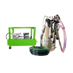25L Single Bucket (Model:GMM-350) Double Power Milking Machine With 1 HP Marathon Motor, 350 LPM Pump