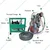 Made in India 0.5 HP Milking Machine With 25 Liters Stainless Steel Milking Bucket & 40 Feet Vaccum Pipe
