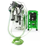 Premium Quality Single Bucket Milking Machine With 0.35 HP motor, 120 LPM Pump & 25 L Stainless Steel Bucket
