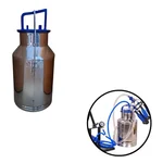 12 Litre Milk Tank With Lid For Made in India Domestic Hand Operated Milking Machines