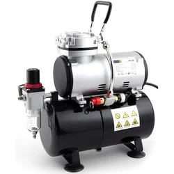 3 Liters Mini Air Compressor with 0.2 HP Motor For Cake Decoration, Nail Painting and Tattoo Making