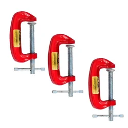 Globus Mini 2 Inch C or G Clamp Set of 3 Pcs