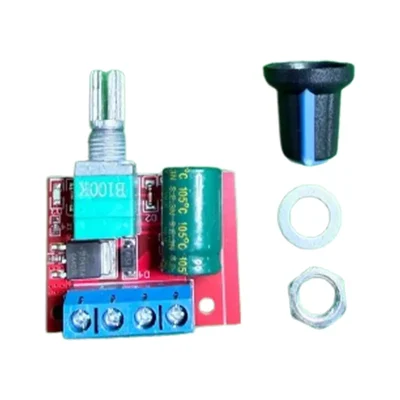 HUMSER Mini 5A 90W PWM Voltage Regulator 12V DC Motor Speed Controller