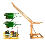 UTC 500 kg Capacity Mini Crane, 90 kg Frame & 10 Feet Boom, 5 HP Electric Clutch Winch, 50 m 8 mm Wire Rope and 2 Single Wheel Trolleys