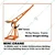 UTC 500 Kg Capacity 70 Kg Frame & 8 Feet Boom Mini Crane With 5 HP Electric Clutch Winch , 50 Meter 8 mm Wire Rope