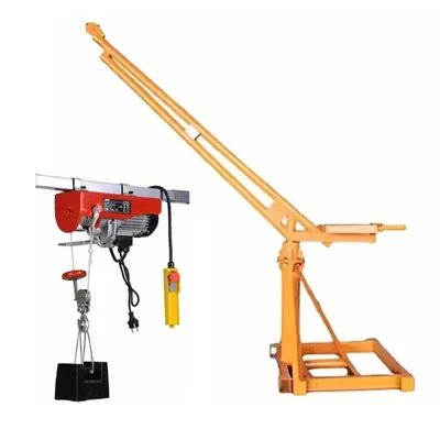 Harshyam Techno 250 kg Capacity Mini Crane With PA 600 Electric Hoist, 1.5 HP Motor-20 Meter & 8 mm Wire Rope