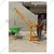 HT 500 kg Mini Crane 360° With 3 HP Electric Clutch Winch, 8 mm 50 Meter Wire Rope & 2 Wheel Barrow Trolley With Chain