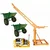 HT 500 kg Capacity 360° Mini Crane With Electric Clutch Winch, 3 HP Motor, 50 Meter Wire Rope & 2 Pcs Double Wheel Trolley