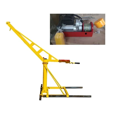  Harshyam Techno 150 kg Capacity Mini Crane 360° With Electric Winch, 2 HP Motor, 20 Meter & 6 mm Wire Rope